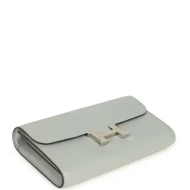 HERMÈS Hermes Constance Wallet To Go Bleu Glacier Evercolor Palladium Hardware | Thumbnail 6 HERMÈS Hermes Constance Wallet To Go Bleu Glacier Evercolor Palladium Hardware | Thumbnail 6
