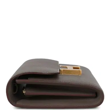 HERMÈS Hermes Constance Wallet To Go Etain Epsom Gold Hardware | Thumbnail 3 HERMÈS Hermes Constance Wallet To Go Etain Epsom Gold Hardware | Thumbnail 3