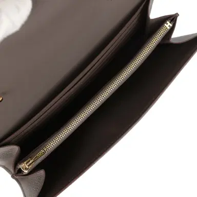 HERMÈS Hermes Constance Wallet To Go Etain Epsom Gold Hardware | Thumbnail 8 HERMÈS Hermes Constance Wallet To Go Etain Epsom Gold Hardware | Thumbnail 8