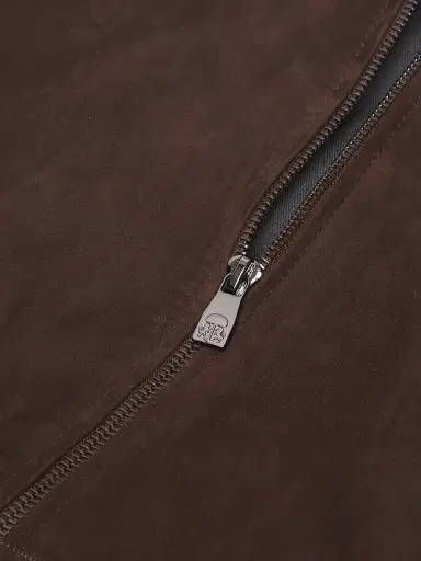 CORNELIANI Men's Suede Zip Jacket - Brown - Size 46 | Thumbnail 6 CORNELIANI Men's Suede Zip Jacket - Brown - Size 46 | Thumbnail 6