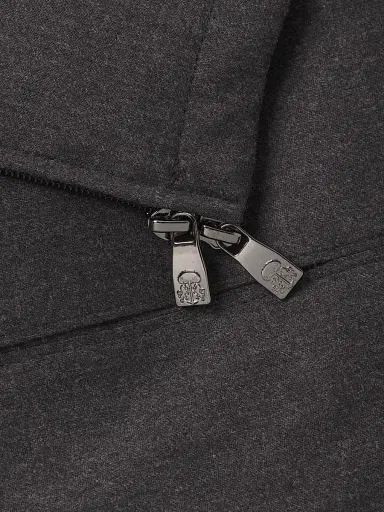 Corneliani Men's Water-Resistant Wool-Blend Shirt Jacket - Charcoal | Thumbnail 6 Corneliani Men's Water-Resistant Wool-Blend Shirt Jacket - Charcoal | Thumbnail 6