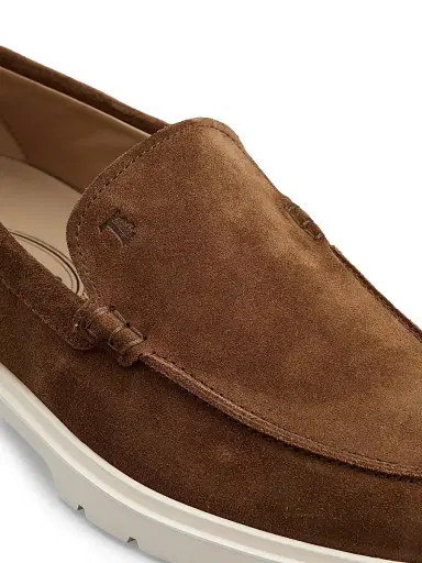 Tod's Men's Pantofola Suede Slip-On Loafers - Medium Beige - Size 12 | Thumbnail 5 Tod's Men's Pantofola Suede Slip-On Loafers - Medium Beige - Size 12 | Thumbnail 5