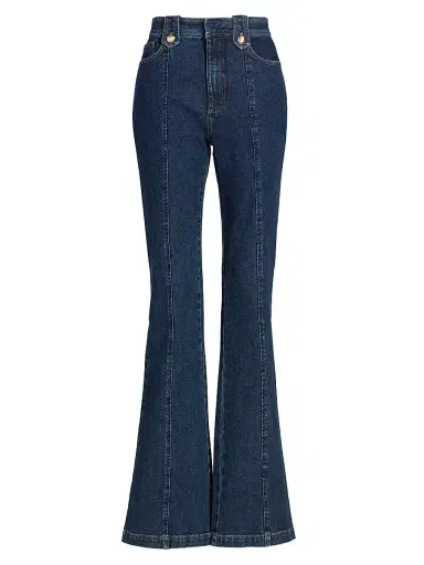 Cinq à Sept Women's Shailene Stretch High-Rise Bootcut Jeans - Fontaine | Thumbnail 1 Cinq à Sept Women's Shailene Stretch High-Rise Bootcut Jeans - Fontaine | Thumbnail 1