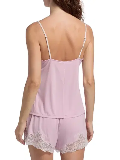Natori Women's Enchant Floral Lace-Trimmed Camisole & Shorts Set - Powder Pink | Thumbnail 5 Natori Women's Enchant Floral Lace-Trimmed Camisole & Shorts Set - Powder Pink | Thumbnail 5