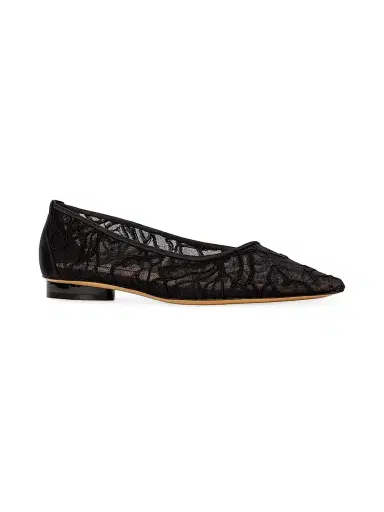 Anne Barge Women's Jolie Lace Flats - Black Lace - Size 8.5 | Thumbnail 2 Anne Barge Women's Jolie Lace Flats - Black Lace - Size 8.5 | Thumbnail 2