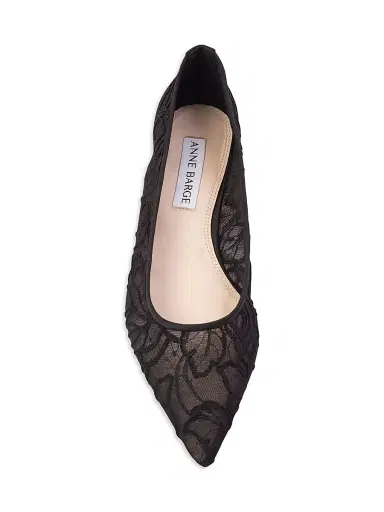 Anne Barge Women's Jolie Lace Flats - Black Lace - Size 8.5 | Thumbnail 5 Anne Barge Women's Jolie Lace Flats - Black Lace - Size 8.5 | Thumbnail 5