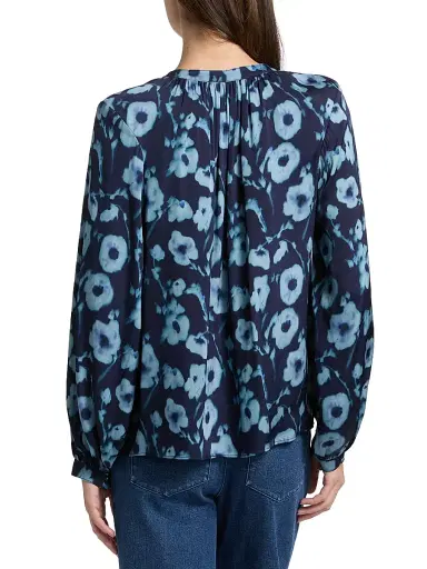 Tanya Taylor Women's Sonia Poppy Dots Silk-Blend Top - Maritime Blue Multi | Thumbnail 5 Tanya Taylor Women's Sonia Poppy Dots Silk-Blend Top - Maritime Blue Multi | Thumbnail 5