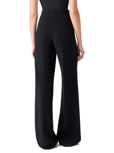 Akris Women's Fiyuki Double-Face Wool Seamed Pants - Black - Size 16 | Thumbnail 4 Akris Women's Fiyuki Double-Face Wool Seamed Pants - Black - Size 16 | Thumbnail 4