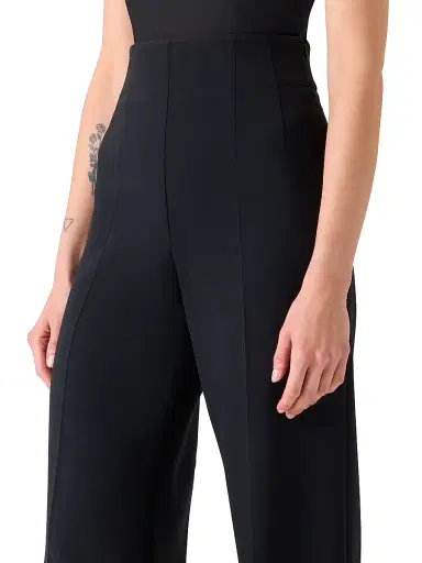 Akris Women's Fiyuki Double-Face Wool Seamed Pants - Black - Size 16 | Thumbnail 5 Akris Women's Fiyuki Double-Face Wool Seamed Pants - Black - Size 16 | Thumbnail 5