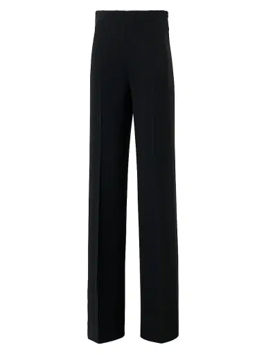 Akris Women's Fiyuki Double-Face Wool Seamed Pants - Black - Size 16 | Thumbnail 1 Akris Women's Fiyuki Double-Face Wool Seamed Pants - Black - Size 16 | Thumbnail 1