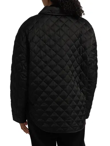 TOTEME Women's Collared Quilted Jacket - Black - Size 12 | Thumbnail 5 TOTEME Women's Collared Quilted Jacket - Black - Size 12 | Thumbnail 5