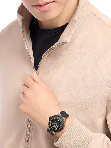 BVLGARI Men's Titanium, Aluminum & Rubber Strap Watch/40MM - Black | Thumbnail 2 BVLGARI Men's Titanium, Aluminum & Rubber Strap Watch/40MM - Black | Thumbnail 2