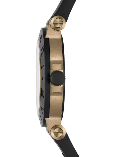 BVLGARI Men's Titanium, Aluminum & Rubber Strap Watch/40MM - Black | Thumbnail 3 BVLGARI Men's Titanium, Aluminum & Rubber Strap Watch/40MM - Black | Thumbnail 3