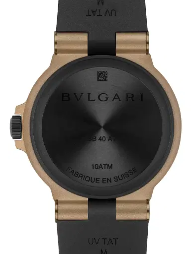 BVLGARI Men's Titanium, Aluminum & Rubber Strap Watch/40MM - Black | Thumbnail 5 BVLGARI Men's Titanium, Aluminum & Rubber Strap Watch/40MM - Black | Thumbnail 5