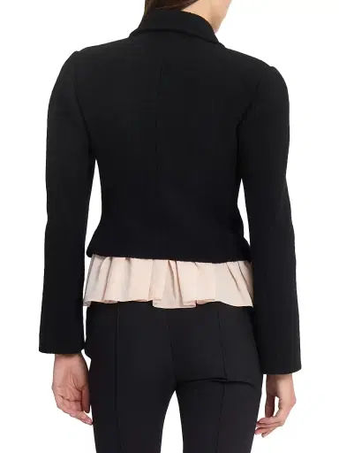 Chloé Women's Wool-Blend Double-Breasted Blazer - Black | Thumbnail 5 Chloé Women's Wool-Blend Double-Breasted Blazer - Black | Thumbnail 5