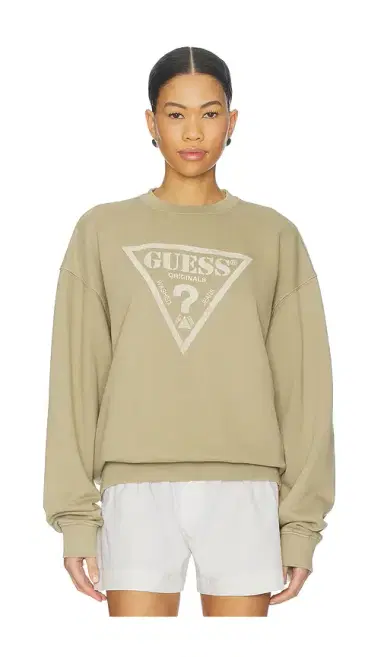 Guess Originals Vintage Triangle Crewneck Sweatshirt | Thumbnail 1 Guess Originals Vintage Triangle Crewneck Sweatshirt | Thumbnail 1