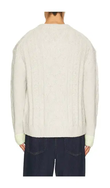 Scotch & Soda V-Neck Chunky Cable Loose Fit Pullover | Thumbnail 2 Scotch & Soda V-Neck Chunky Cable Loose Fit Pullover | Thumbnail 2