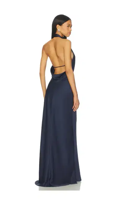 SIMKHAI Reannon Draped Gown | Thumbnail 1 SIMKHAI Reannon Draped Gown | Thumbnail 1