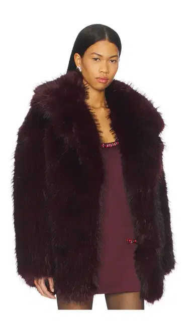 LAMARQUE Finaya Faux Fur Trench Coat | Thumbnail 2 LAMARQUE Finaya Faux Fur Trench Coat | Thumbnail 2