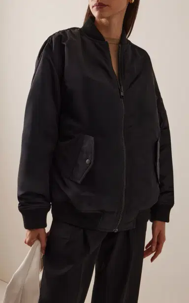 Frame x Amelia Gray The Smoke Bomber Jacket | Thumbnail 3 Frame x Amelia Gray The Smoke Bomber Jacket | Thumbnail 3