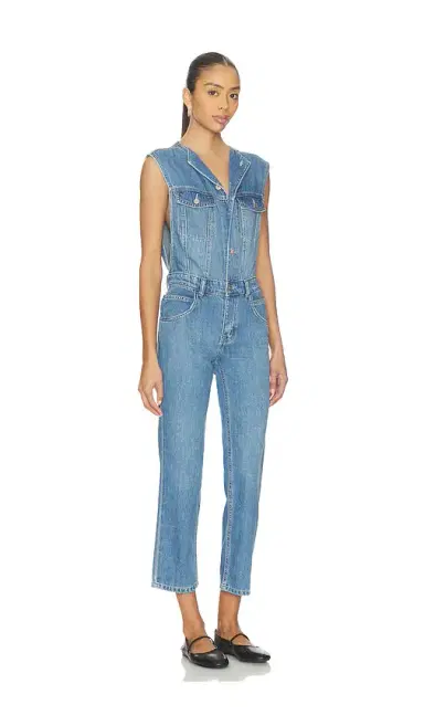 Free People x We The Free All You Need Denim Coverall In Bea | Thumbnail 2 Free People x We The Free All You Need Denim Coverall In Bea | Thumbnail 2