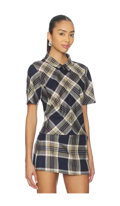 Frame X Amelia Gray Checkmate Top | Thumbnail 6 Frame X Amelia Gray Checkmate Top | Thumbnail 6
