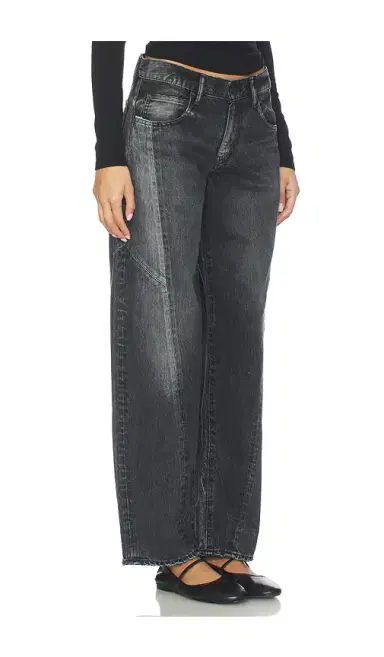 Moussy Vintage Largo Remake Wide Tapered Jeans | Thumbnail 2 Moussy Vintage Largo Remake Wide Tapered Jeans | Thumbnail 2