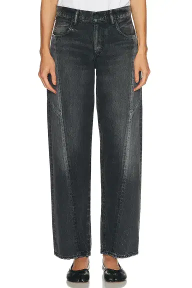 Moussy Vintage Largo Remake Wide Tapered Jeans | Thumbnail 3 Moussy Vintage Largo Remake Wide Tapered Jeans | Thumbnail 3