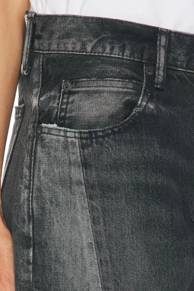Moussy Vintage Largo Remake Wide Tapered Jeans | Thumbnail 8 Moussy Vintage Largo Remake Wide Tapered Jeans | Thumbnail 8