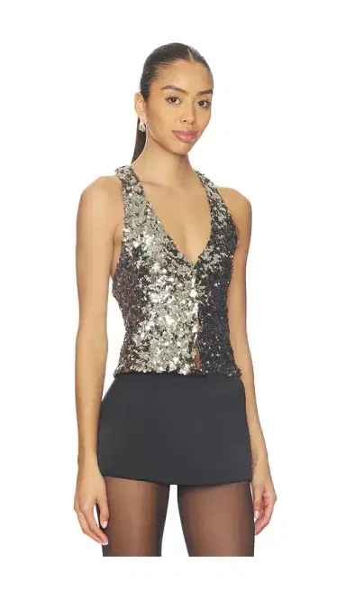 Free People x REVOLVE Faye Shine Vest | Thumbnail 2 Free People x REVOLVE Faye Shine Vest | Thumbnail 2