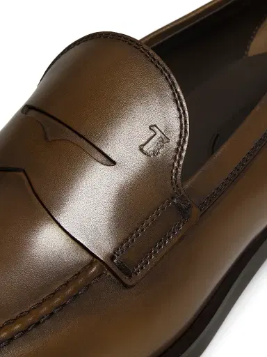 Tod's Men's Leather Penny Loafers | Thumbnail 5 Tod's Men's Leather Penny Loafers | Thumbnail 5