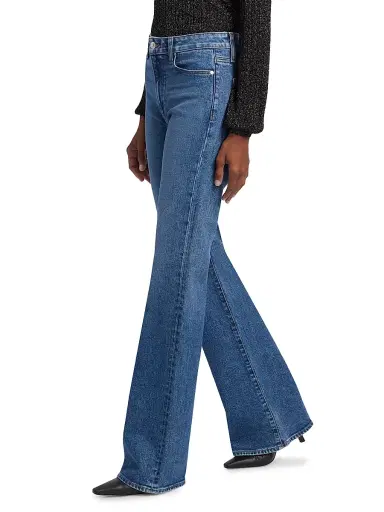 PAIGE Women's Sofia Mid-Rise Flared Jeans | Thumbnail 4 PAIGE Women's Sofia Mid-Rise Flared Jeans | Thumbnail 4