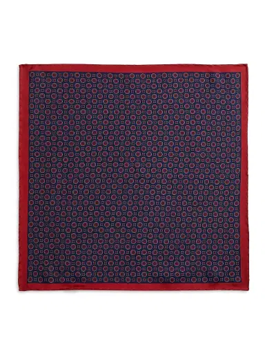 Saks Fifth Avenue Men's COLLECTION Circles & Squares Silk Pocket Square | Thumbnail 2 Saks Fifth Avenue Men's COLLECTION Circles & Squares Silk Pocket Square | Thumbnail 2
