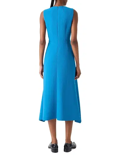 Akris Women's Double-Face Wool Crepe Midi-Dress - Twilight - Size 4 | Thumbnail 4 Akris Women's Double-Face Wool Crepe Midi-Dress - Twilight - Size 4 | Thumbnail 4