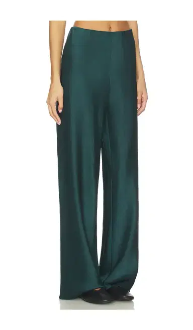 Vince High Waist Fluid Satin Bias Pant | Thumbnail 2 Vince High Waist Fluid Satin Bias Pant | Thumbnail 2
