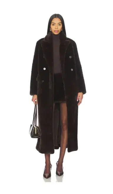 Susanna Chow Yvonne Faux Fur Coat | Thumbnail 1 Susanna Chow Yvonne Faux Fur Coat | Thumbnail 1
