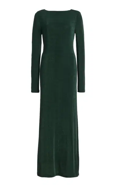 Significant Other Luna Draped Jersey Open-Back Maxi Dress | Thumbnail 2 Significant Other Luna Draped Jersey Open-Back Maxi Dress | Thumbnail 2