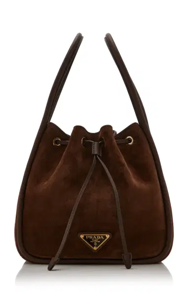 Prada Suede Bucket Bag | Thumbnail 1 Prada Suede Bucket Bag | Thumbnail 1