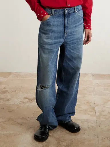 Our Legacy Wide-Leg Distressed Jeans - Men | Thumbnail 3 Our Legacy Wide-Leg Distressed Jeans - Men | Thumbnail 3