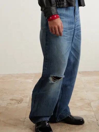 Our Legacy Wide-Leg Distressed Jeans - Men | Thumbnail 5 Our Legacy Wide-Leg Distressed Jeans - Men | Thumbnail 5