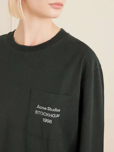 Acne Studios Printed Organic Cotton And Hemp-blend Jersey T-shirt | Thumbnail 9 Acne Studios Printed Organic Cotton And Hemp-blend Jersey T-shirt | Thumbnail 9
