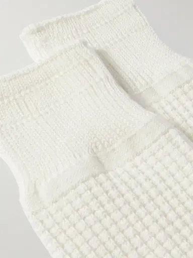 MR P. Waffle-Knit Cotton-Blend Socks - Men | Thumbnail 2 MR P. Waffle-Knit Cotton-Blend Socks - Men | Thumbnail 2