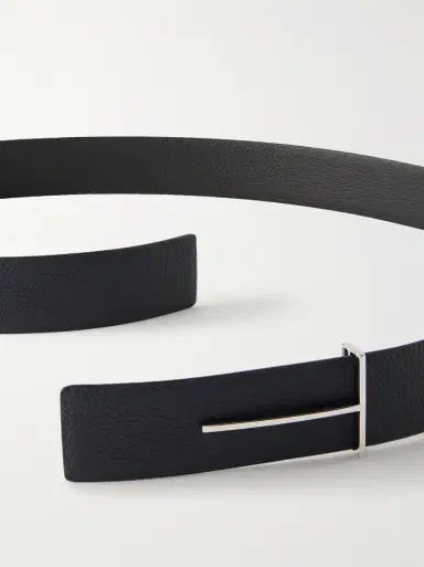 Tom Ford 4cm Full-Grain Leather Belt - Men | Thumbnail 2 Tom Ford 4cm Full-Grain Leather Belt - Men | Thumbnail 2