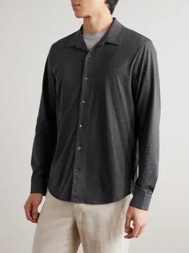James Perse Supima Cotton-Blend Piqué Polo Shirt - Men | Thumbnail 3 James Perse Supima Cotton-Blend Piqué Polo Shirt - Men | Thumbnail 3