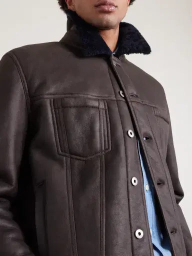 Loewe Shearling Trucker Jacket - Men | Thumbnail 5 Loewe Shearling Trucker Jacket - Men | Thumbnail 5