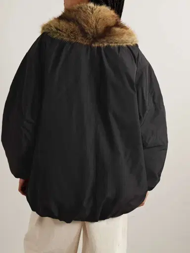 Isabel Marant Cardine Plush-trimmed Padded Shell Jacket | Thumbnail 4 Isabel Marant Cardine Plush-trimmed Padded Shell Jacket | Thumbnail 4