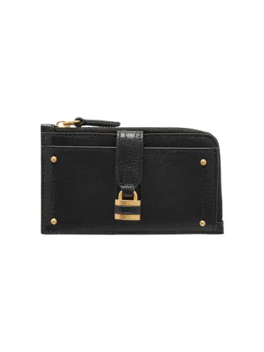 Chloé Paddington Embellished Leather Cardholder | Thumbnail 1 Chloé Paddington Embellished Leather Cardholder | Thumbnail 1