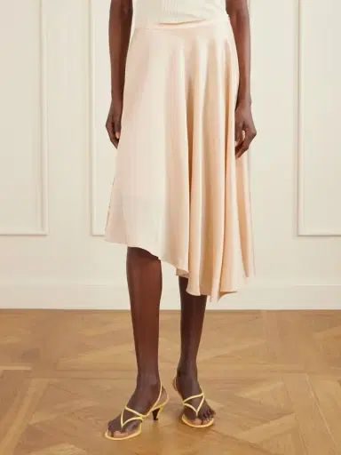 Sharon Wauchob Oly Asymmetric Satin Skirt | Thumbnail 3 Sharon Wauchob Oly Asymmetric Satin Skirt | Thumbnail 3