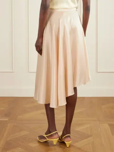 Sharon Wauchob Oly Asymmetric Satin Skirt | Thumbnail 4 Sharon Wauchob Oly Asymmetric Satin Skirt | Thumbnail 4