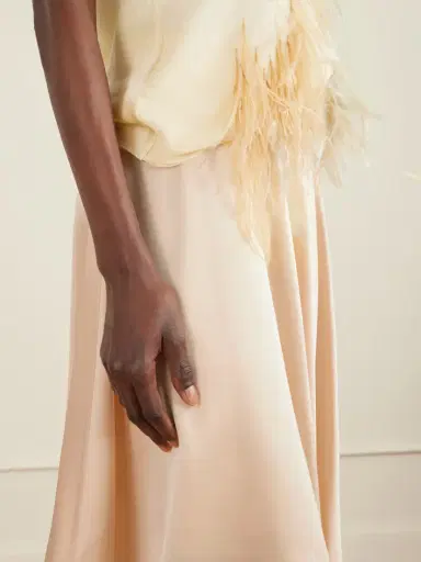 Sharon Wauchob Oly Asymmetric Satin Skirt | Thumbnail 5 Sharon Wauchob Oly Asymmetric Satin Skirt | Thumbnail 5